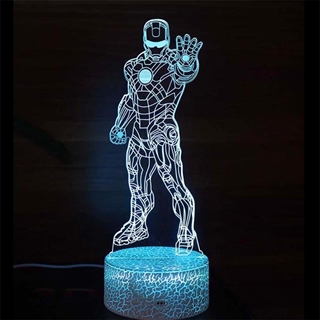 Iron man 3D lampe